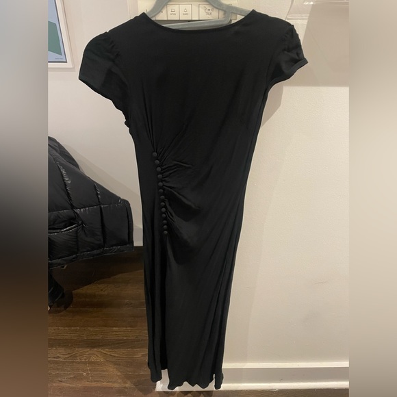 Reformation, black dress size 6 - Picture 2 of 2